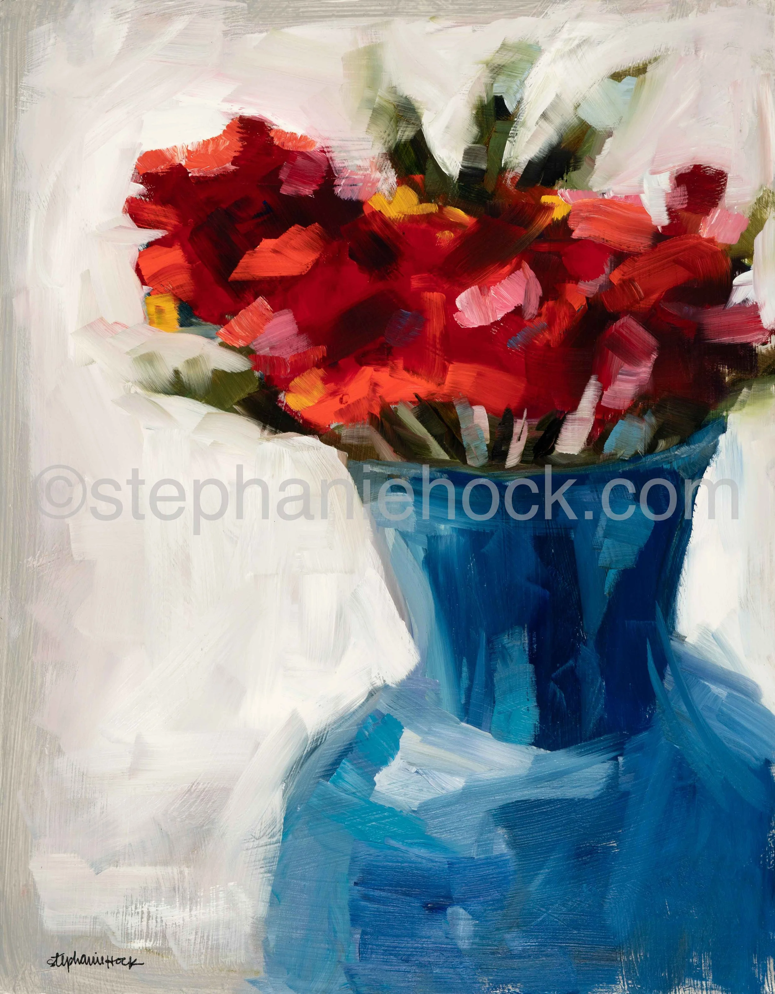 Red Cherries — Stephanie Hock Fine Art
